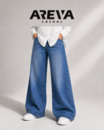 Women’s High-Waisted Wide-Leg Denim Jeans
